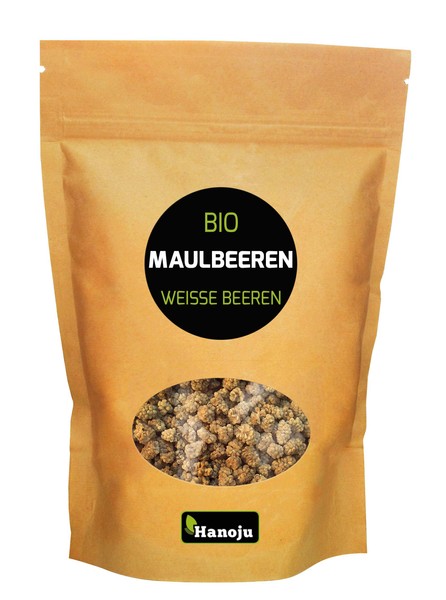 NL Weisse Bio Maulbeeren 150 g im Paperbag