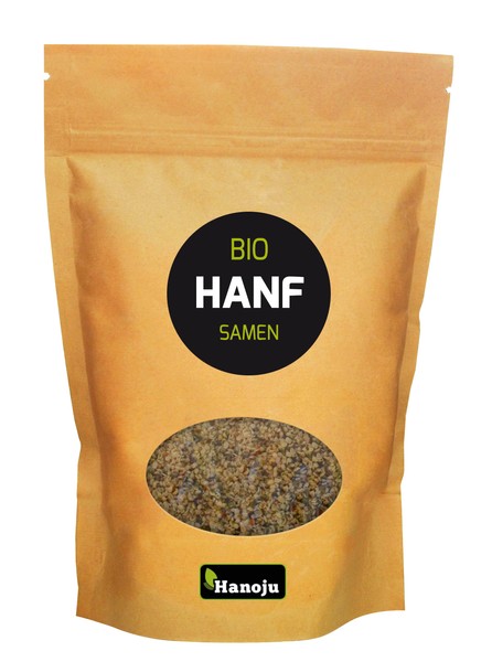 Bio Hanf Samen 500g im Paperbag
