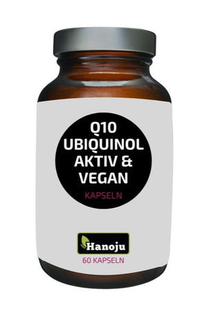 Ubiquinol Kaneka actieve vorm (TM), 100 mg, biologische MCT-olie, 100% veganistisch, 60 capsules