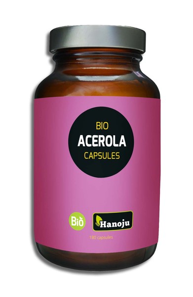 Bio Acerola Pulver 400 mg, 180 Kapseln