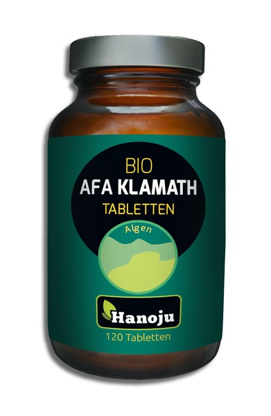 Bio AFA Klamath Algenpoeder (USDA) 250 mg, 120 tabletten