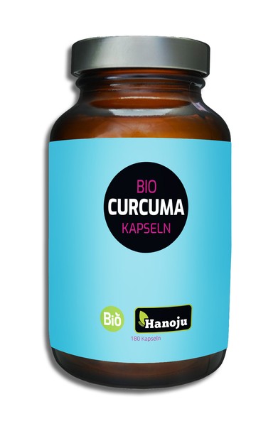 Biologische Curcuma Poeder 400 mg, 180 capsules