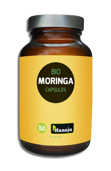 Bio Moringa Ganzblattpulver 350mg, 180 Kapseln