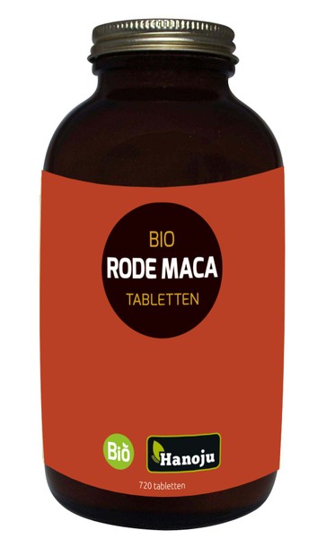 Rode Biologische Maca wortelpoeder 500 mg, 720 tabletten
