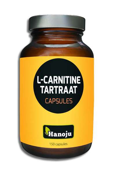 L-Carnitine tartraat 500 mg, 150 capsules