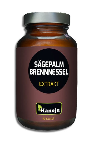 Sägepalm- 250mg + Brennnessel Extrakt 200mg, 90 Kapseln